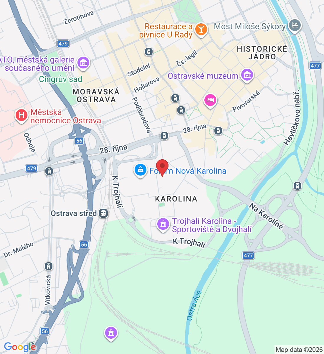 Jantarová 3347/5, 702 00 Moravská Ostrava a Přívoz, Česko