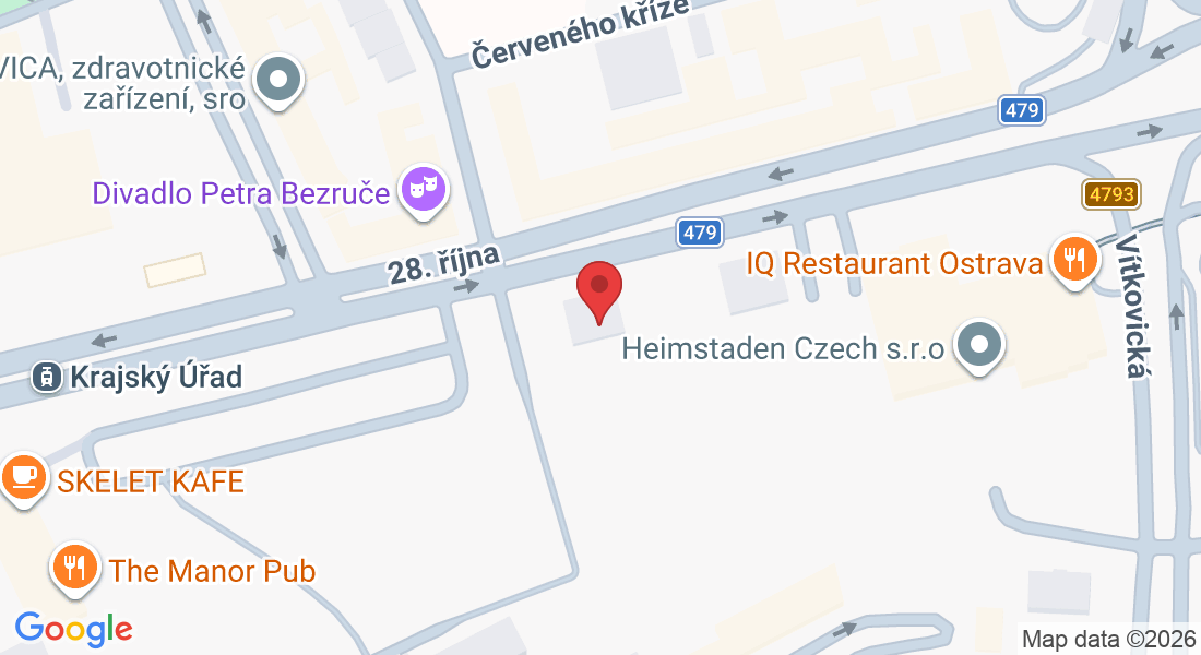 28. října 1610/95, 702 00 Moravská Ostrava a Přívoz, Česko