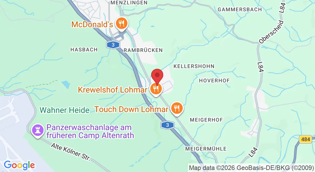 Standort Karte An der Burg Sülz 1 Lohmar