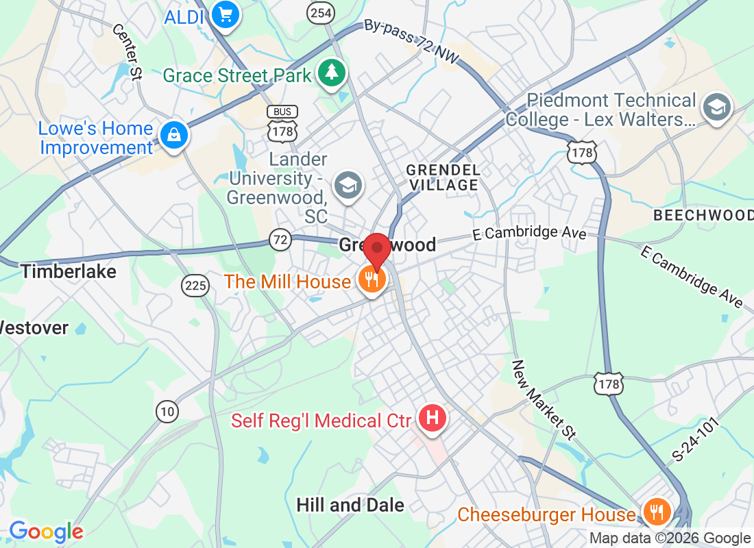 115 Hampton Ave suite f, Greenwood, SC 29646, USA