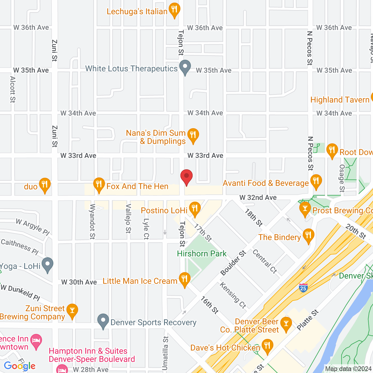 3212 Tejon St, Denver, CO 80211, USA
