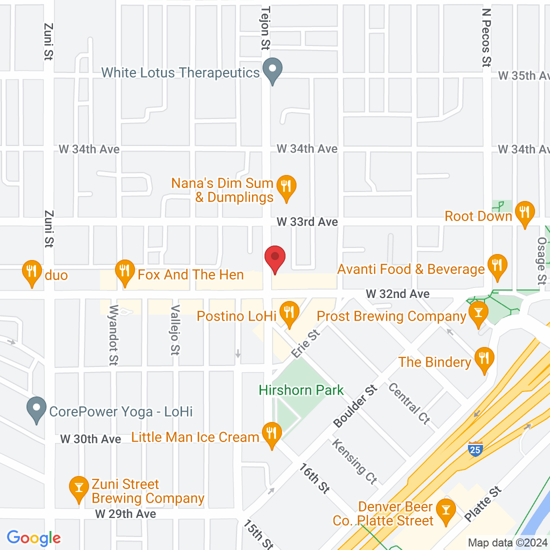 3212 Tejon St, Denver, CO 80211, USA