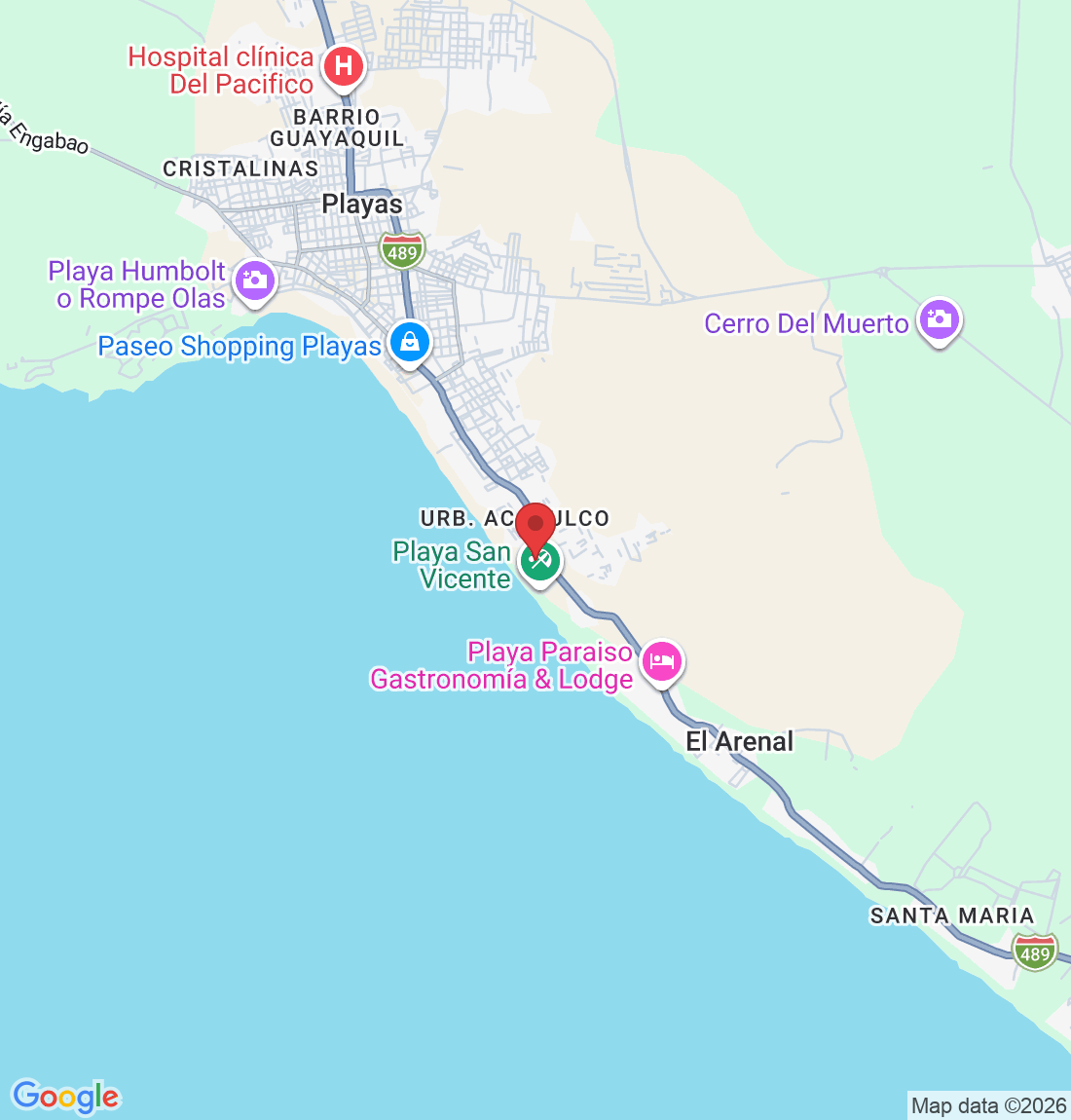Urb. Acapulco, Gral Villamil, Ecuador
