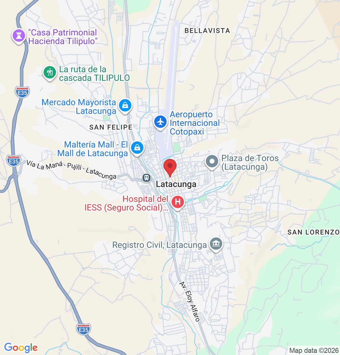 C. Guayaquil 526, Latacunga, Ecuador