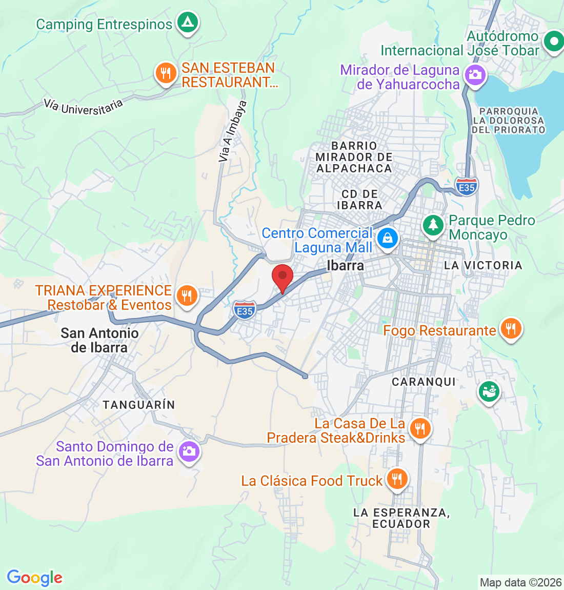 Pan American Highway, Ibarra, Ecuador