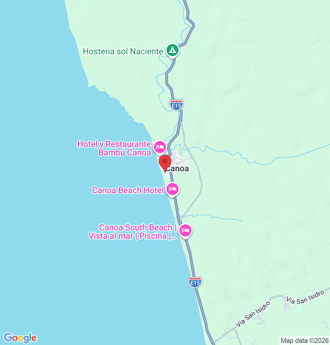 Troncal del Pacífico 612, 131102 Canoa, Ecuador