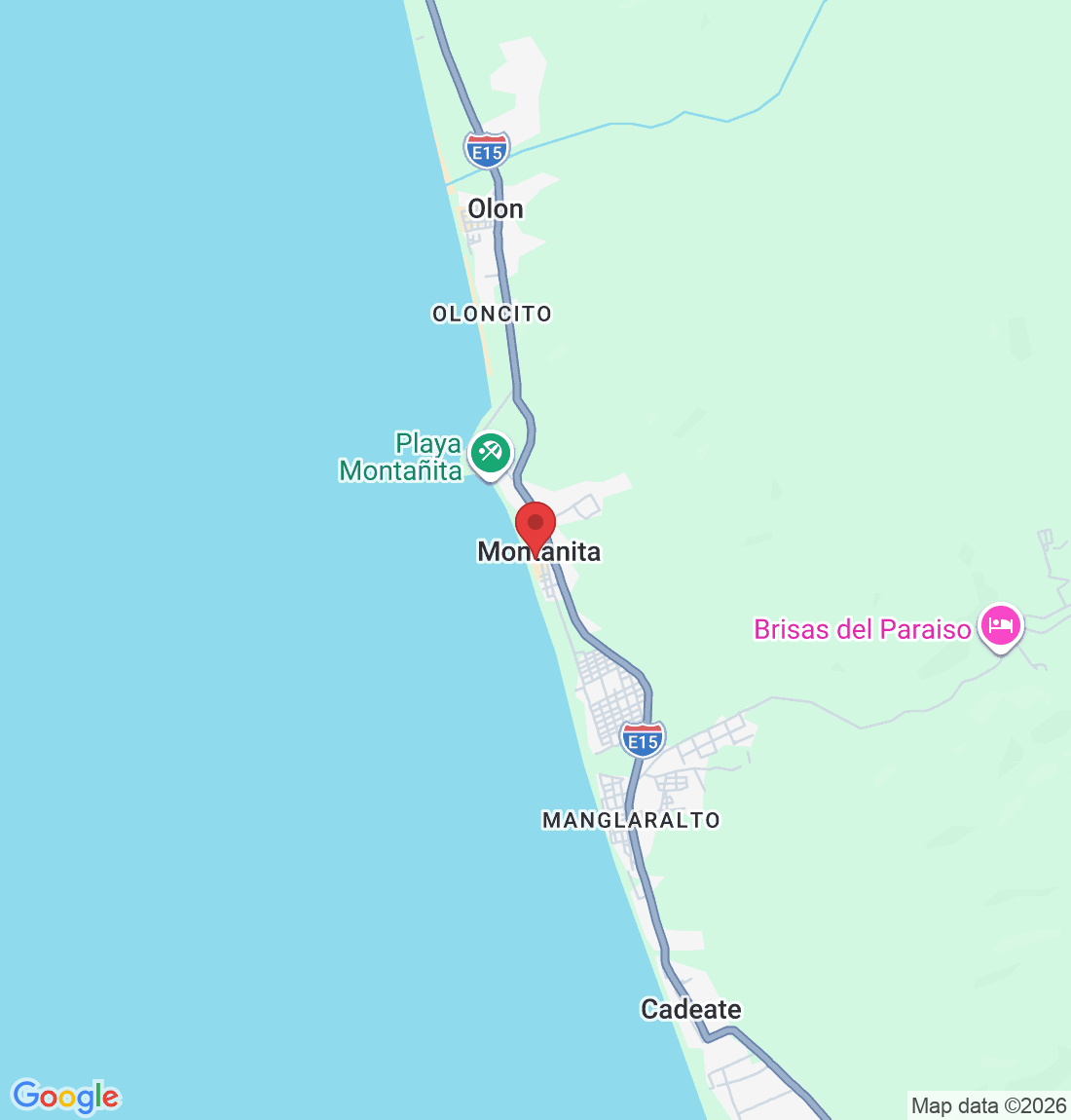 56CW+WMG, Montañita, Ecuador