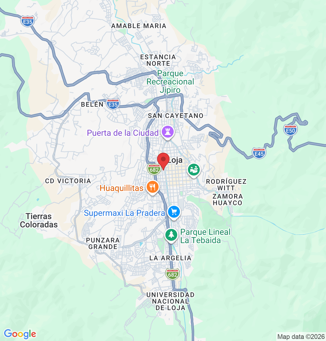 Rocafuerte y, Av. Manuel Agustín Aguirre, Loja, Ecuador