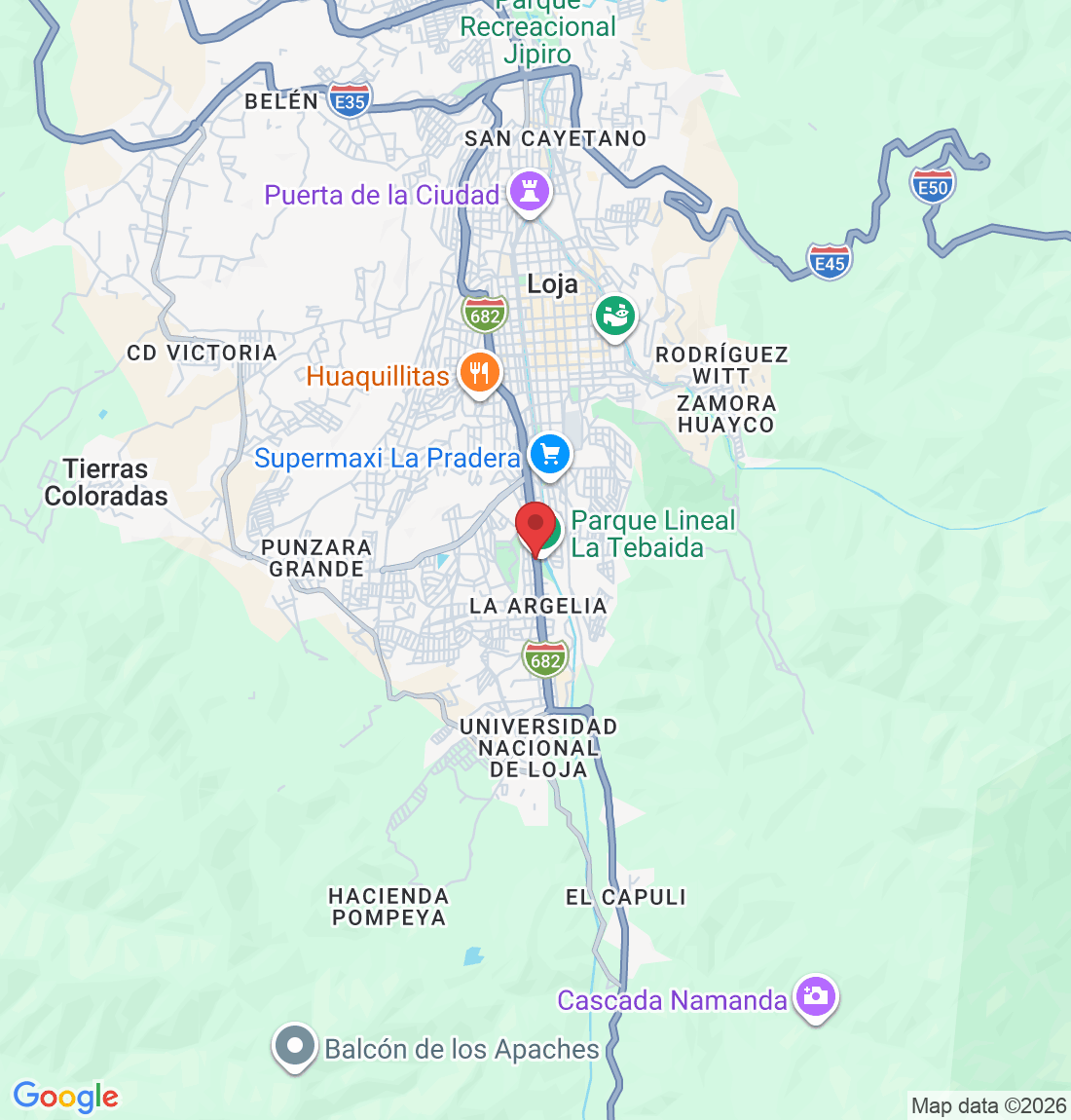Av. Pio Jaramillo Alvarado y Calle Kepler 25-25, 110102 Loja, Ecuador