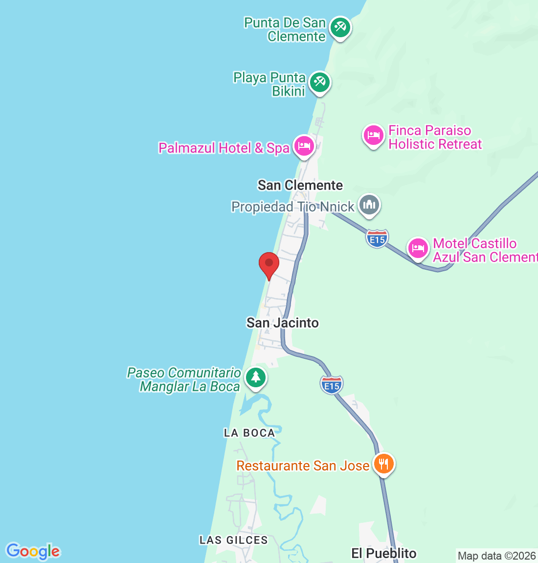 6FFM+C8R, Av. Quito y Malecon, 131401 San Jacinto, Ecuador