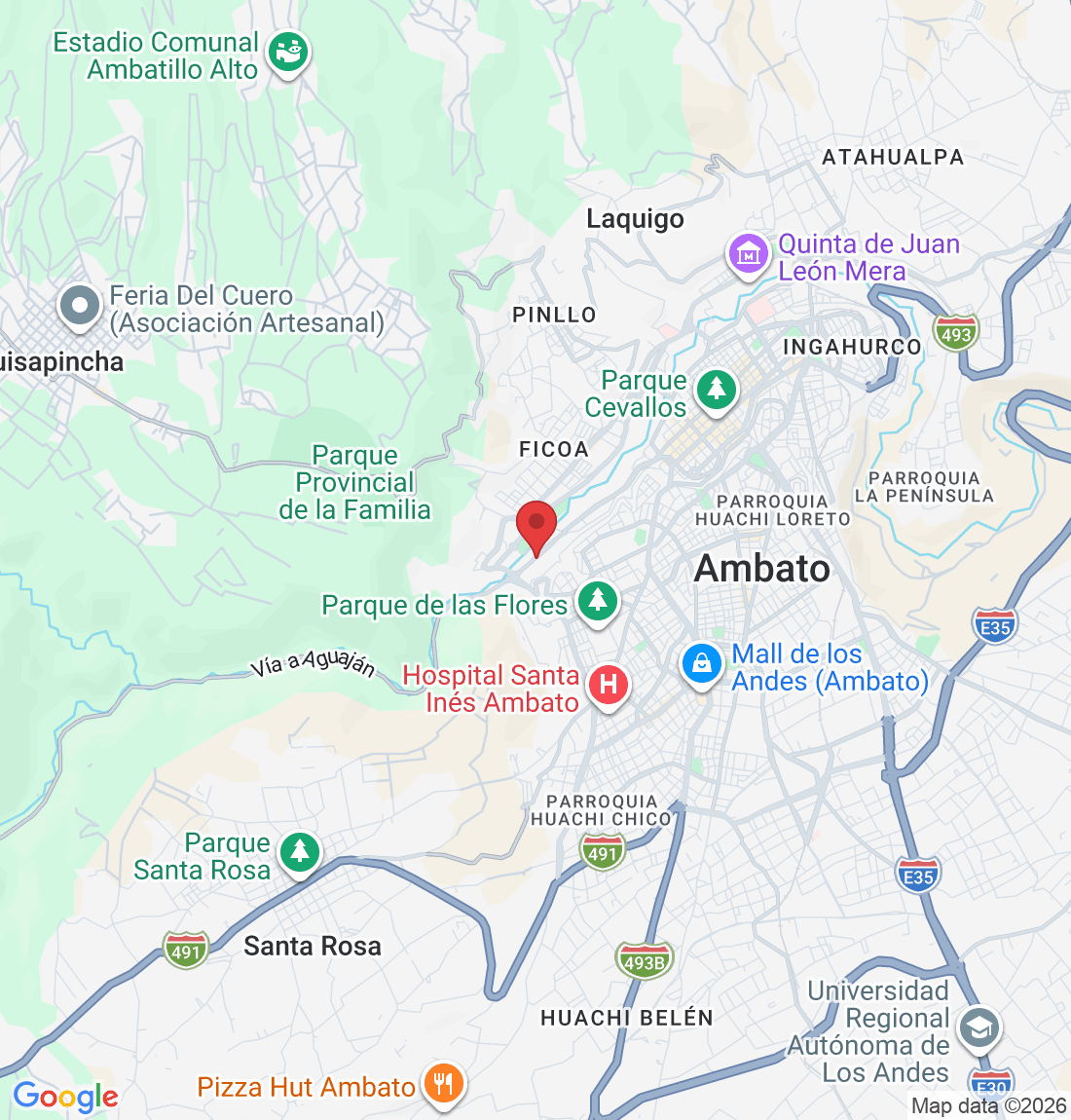 Av. Miraflores 15-27, 180102 Ambato, Ecuador
