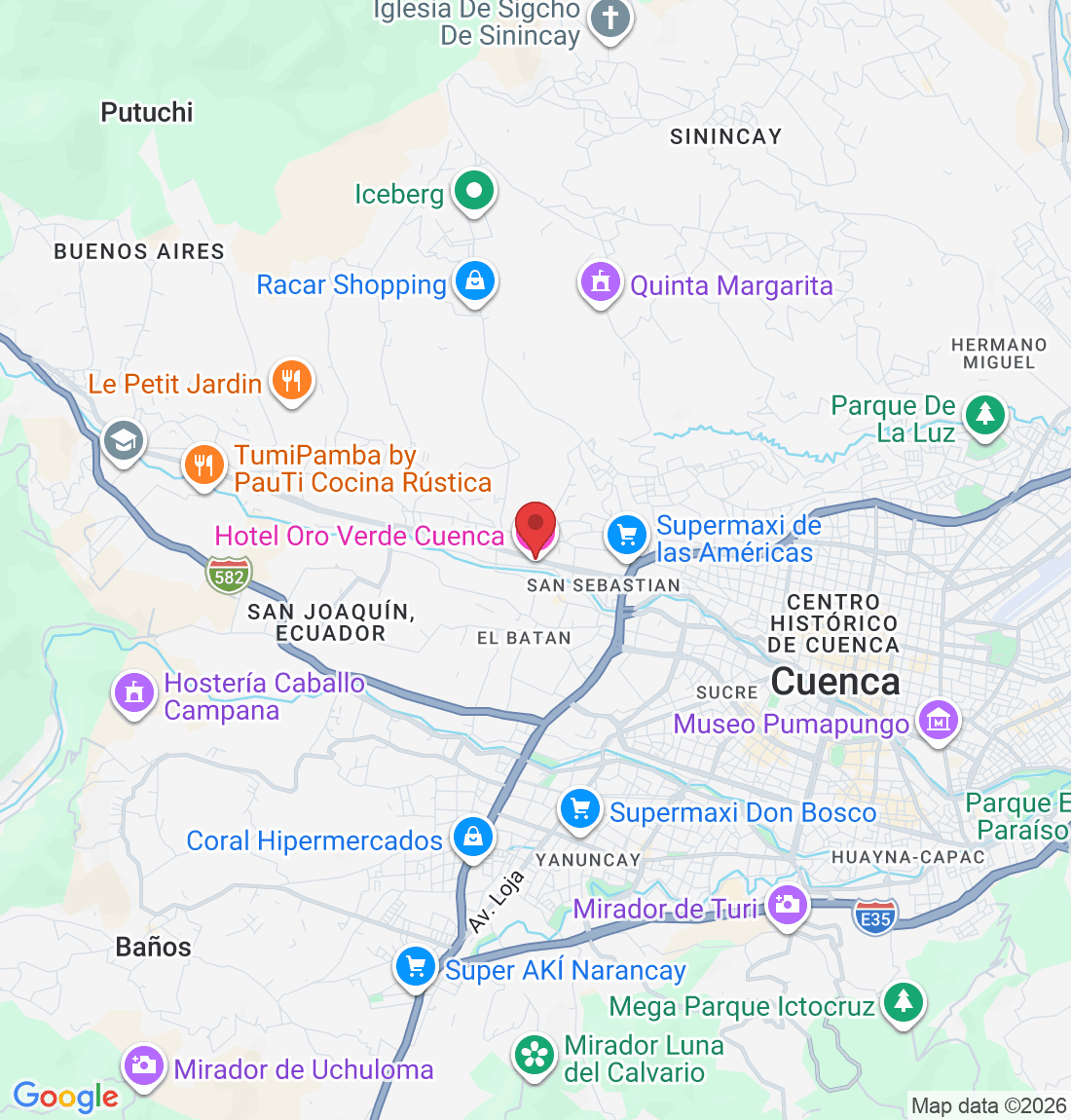 Av Ordóñez Lasso S/N, 10215 Cuenca, Ecuador
