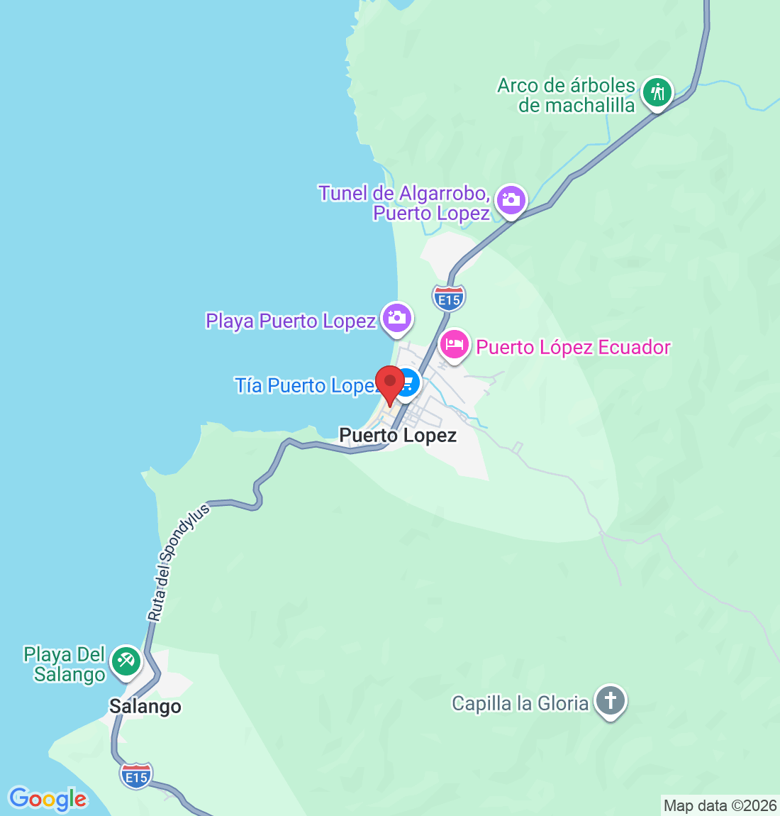 Eloy Alfaro y, Juan Montalvo, 130315 Puerto López, Ecuador