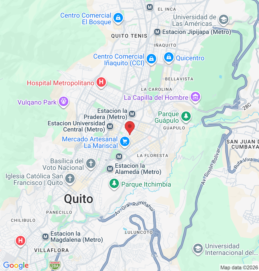 Av. Río Amazonas N23-44, 170143 Quito, Ecuador