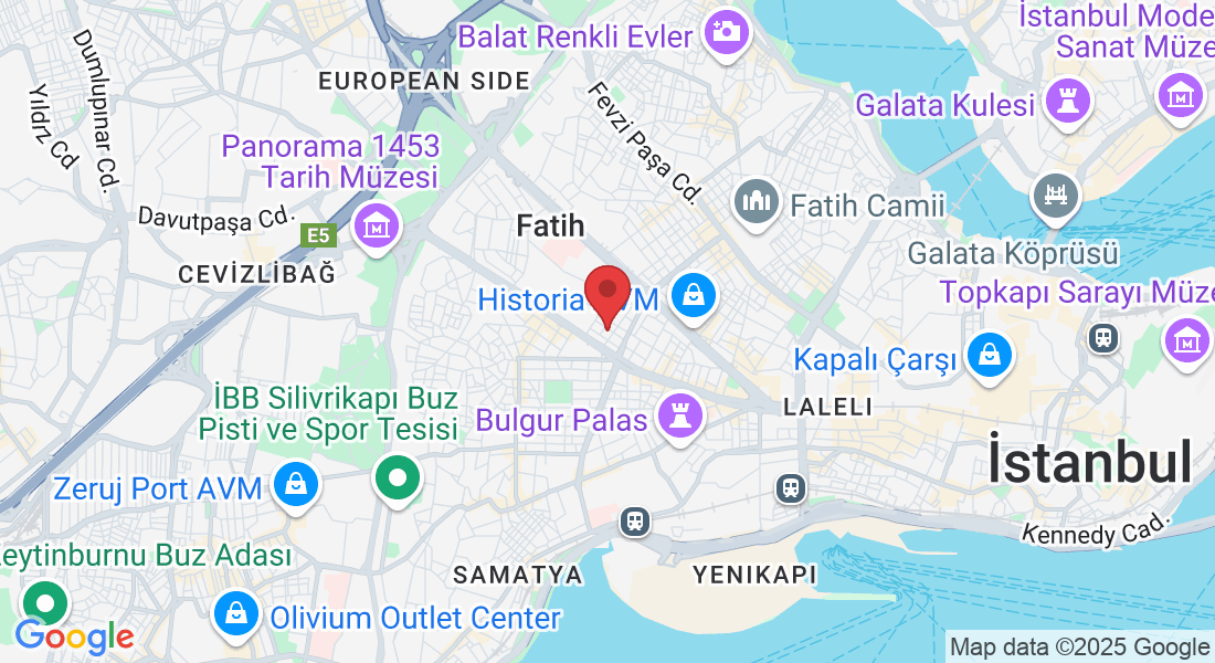 Oğuzhan Cd. Karakoyunlu Sk. No:25/2, Molla Gürani, Fındıkzade - Fatih, 34093 Fatih/İstanbul, Türkiye