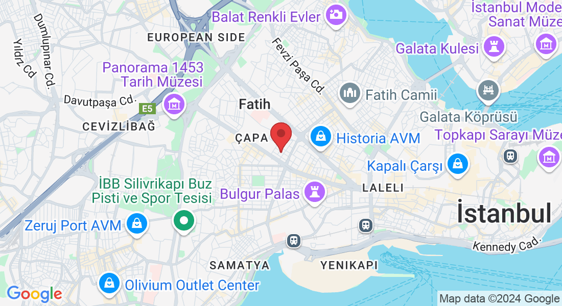 Oğuzhan Cd. Karakoyunlu Sk. No:25/2, Molla Gürani, Fındıkzade - Fatih, 34093 Fatih/İstanbul, Türkiye