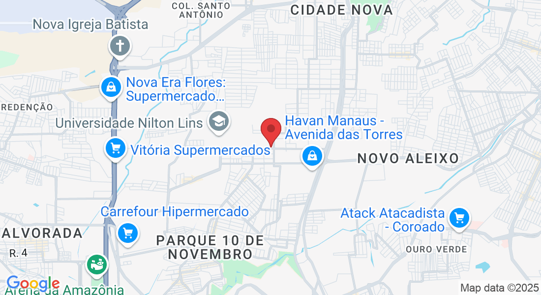 Av. Prof. Nilton Lins, 3259 - Flores, Manaus - AM, 69058-030, Brasil