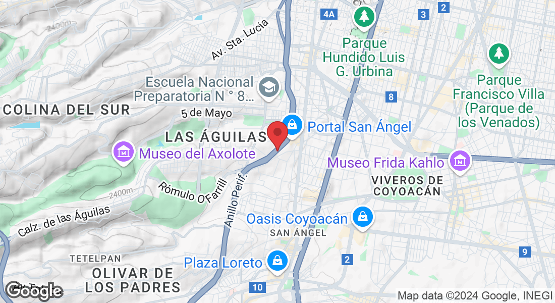 Blvd. Adolfo López Mateos 2022, Los Alpes, Álvaro Obregón, 01010 Ciudad de México, CDMX, México