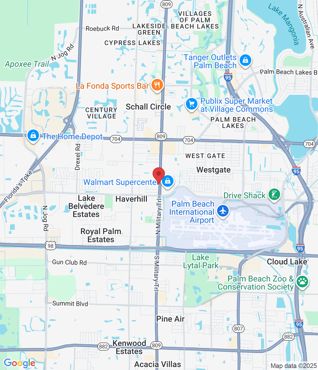 1195 N Military Trl #2B, West Palm Beach, FL 33409, EE. UU.