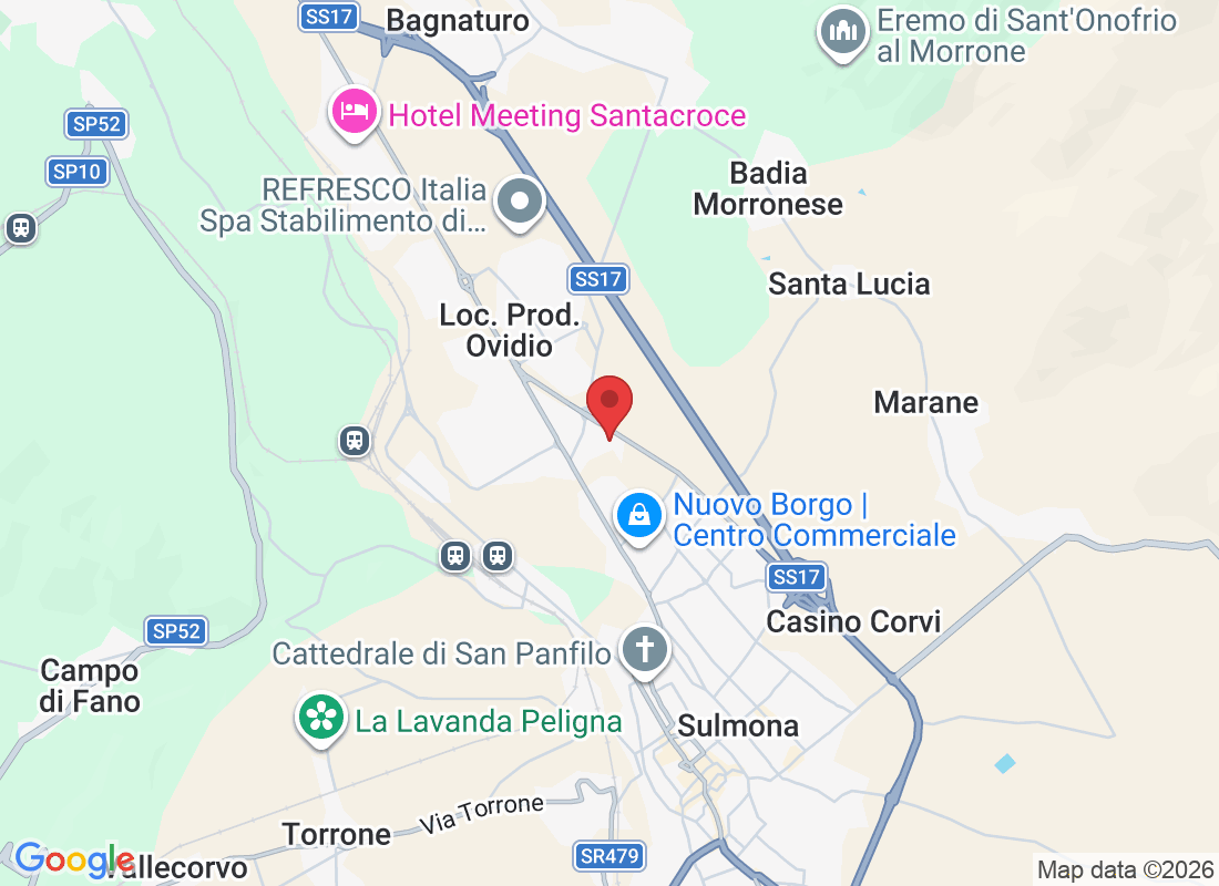SS17, 67039 Sulmona AQ, Italia