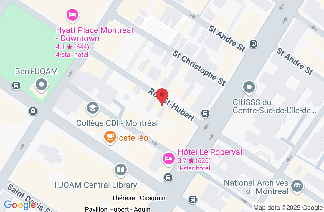 1200 Rue St-Hubert, Montréal, QC H2L 3Y7, Canada