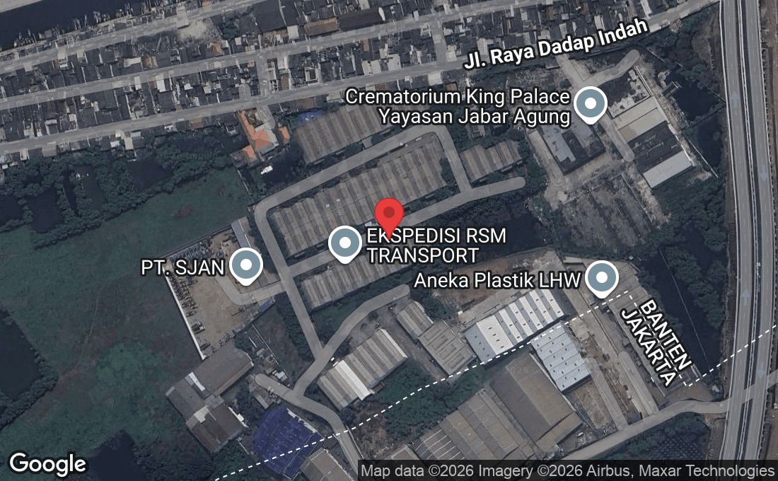 WP58+9H3, Dadap, Kosambi, Tangerang Regency, Banten 15211, Indonesia