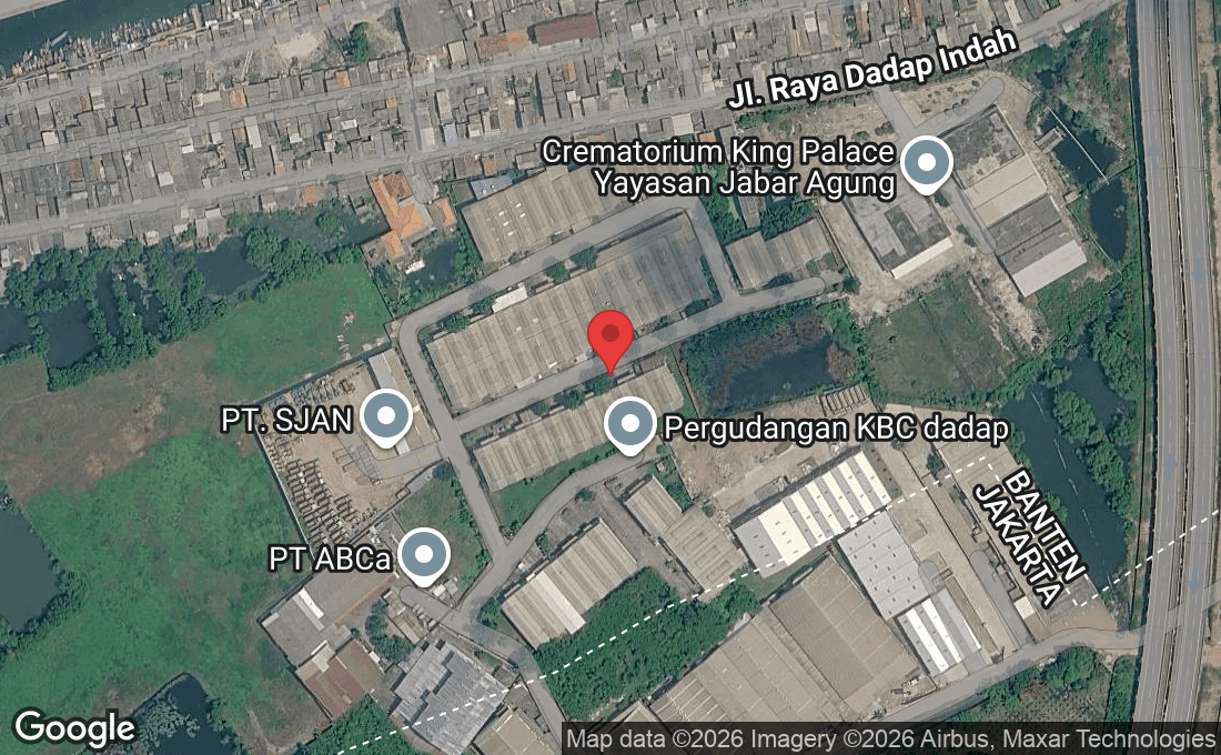 WP58+9H3, Dadap, Kosambi, Tangerang Regency, Banten 15211, Indonesia