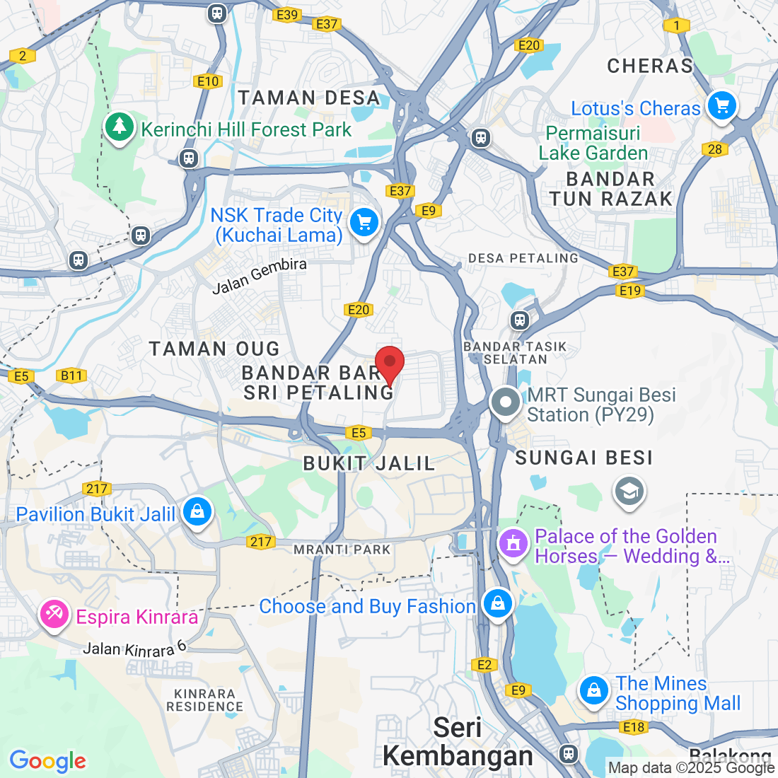 L2-05 & L2-06, Second Floor, Pinnacle Sri Petaling Mall, 1, Jalan Radin Anum 1, Bandar Baru Sri Petaling, 57000 Kuala Lumpur, Wilayah Persekutuan Kuala Lumpur, Malaysia