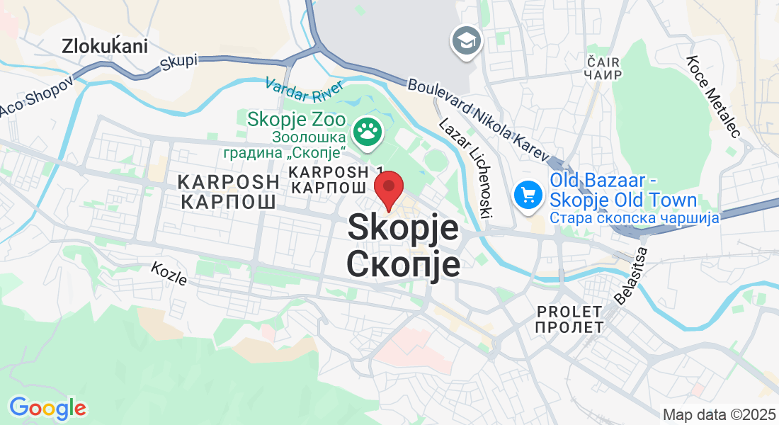 Debarca St 13, Skopje 1000, North Macedonia