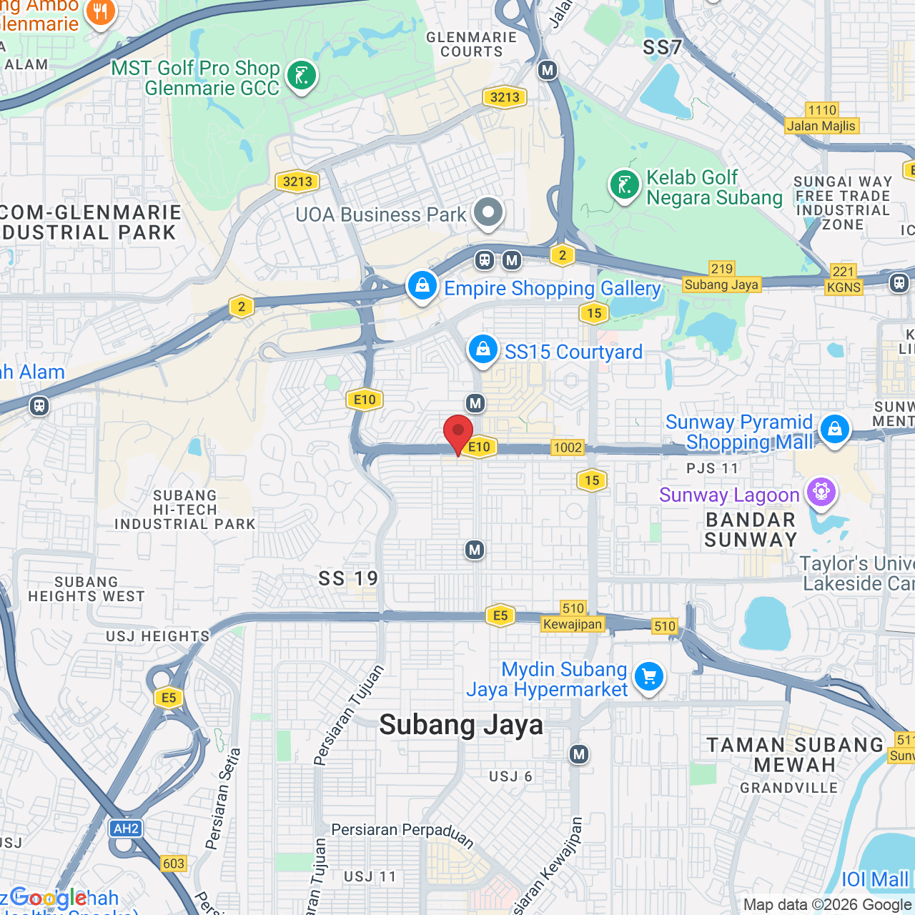 25, Jalan SS 18/1b, Ss18, 47500 Subang Jaya, Selangor, Malaysia
