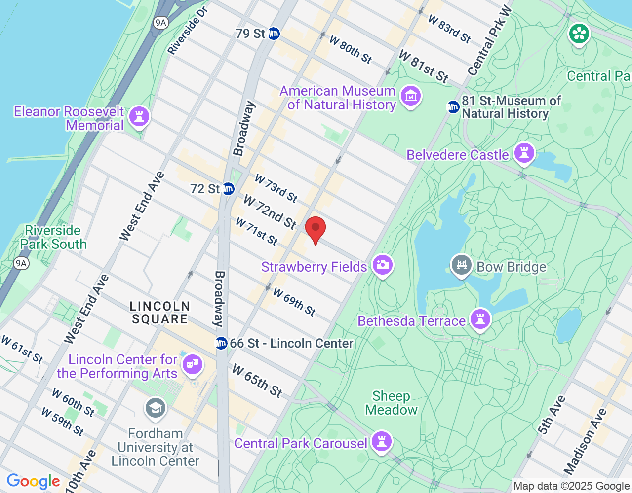 42 W 72nd St, New York, NY 10023, USA
