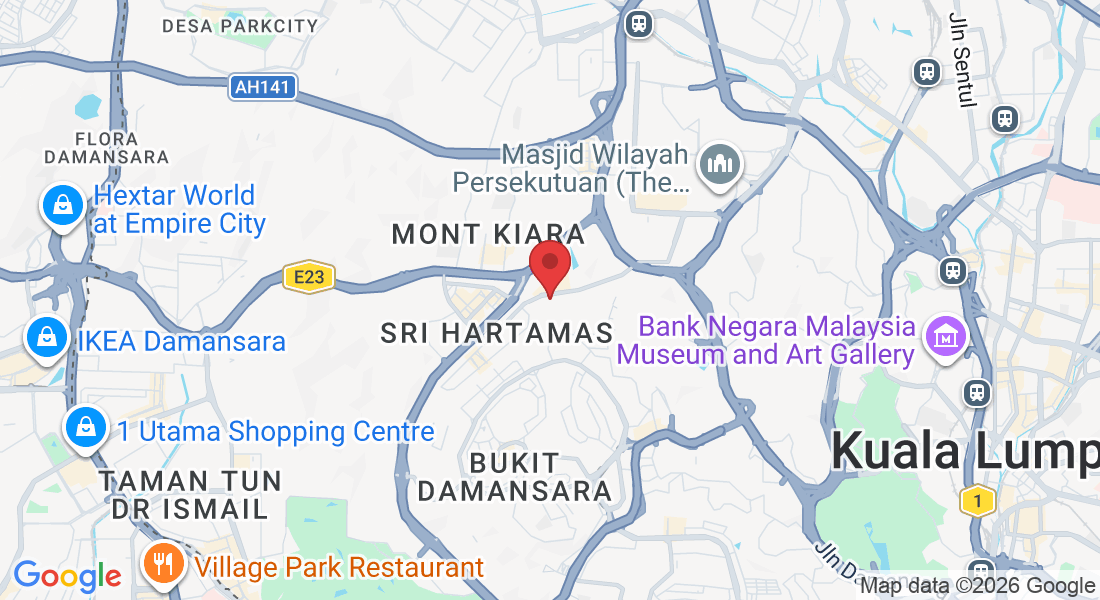 Plaza Damas, 63, Jalan Sri Hartamas 1, Taman Sri Hartamas, 50480 Kuala Lumpur, Wilayah Persekutuan Kuala Lumpur, Malaysia