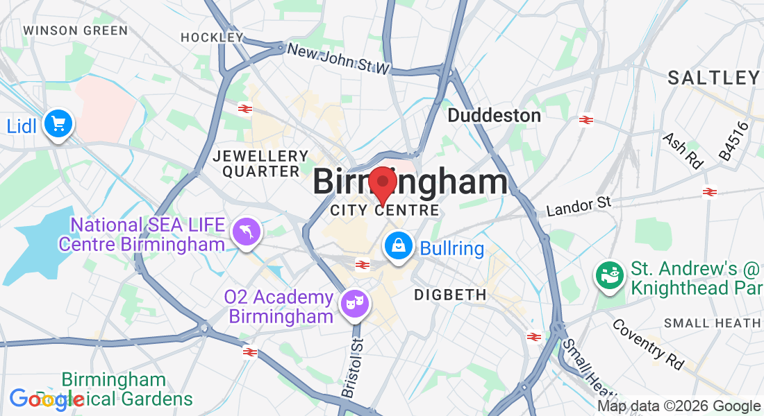 City Centre, Birmingham, UK