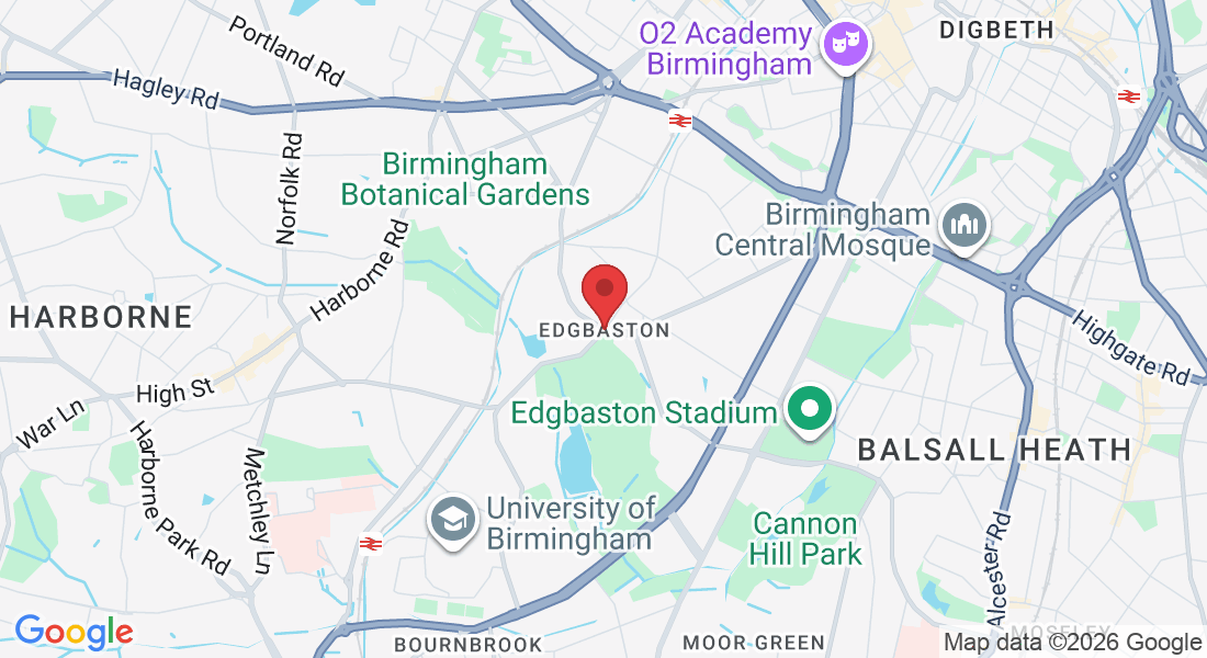 Edgbaston, Birmingham B15 3TB, UK