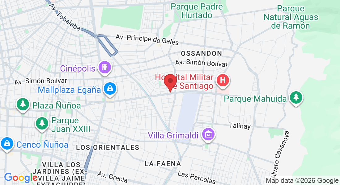 Av. Alcalde Fernando Castillo Velasco 7272, 7850567 La Reina, Región Metropolitana, Chile