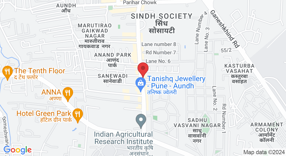 Dayaprabha House, 1st Floor, ITI Rd, above Kaya Clinic, Ward No. 8, Pushpak Park, Aundh, Pune, Maharashtra 411007, India