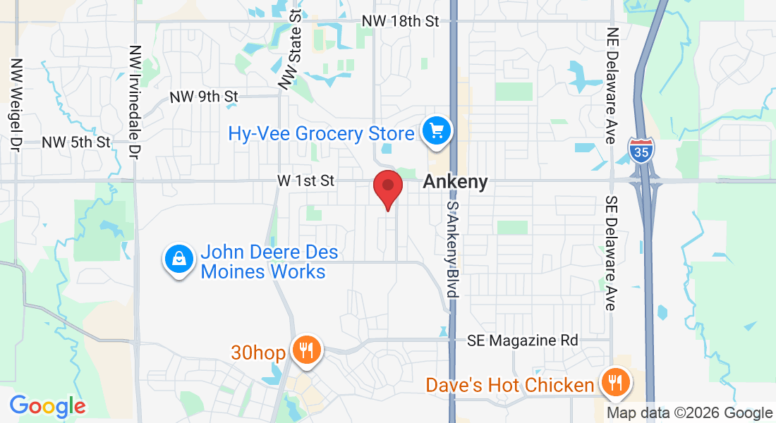 315 SW Maple St suite i, Ankeny, IA 50023, USA