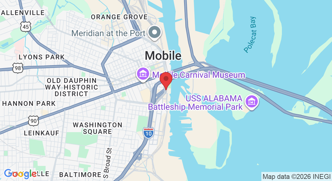155 Water St, Mobile, AL 36603, USA