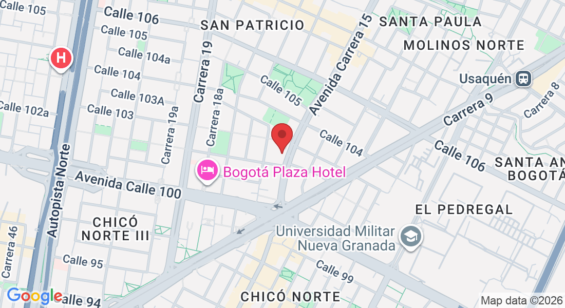 Ak 15 #102-45, Bogotá, Colombia