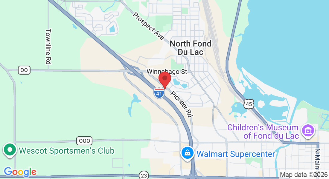 415 Pioneer Rd, North Fond Du Lac, WI 54937, USA