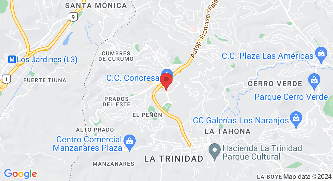 Av. Parque Humboldt, Caracas 1080, Miranda, Venezuela