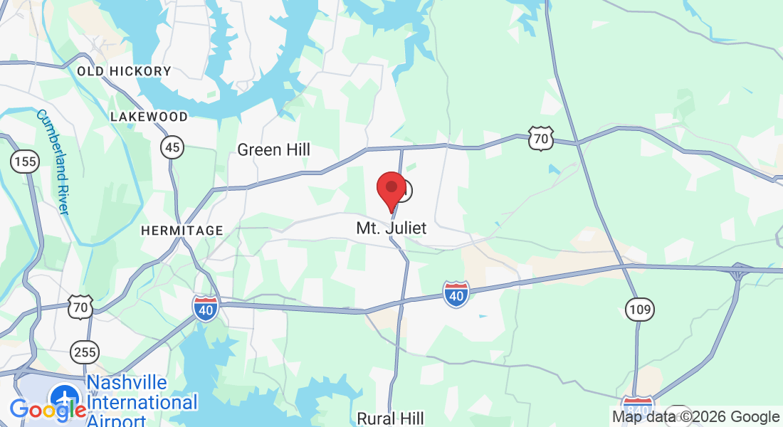 2506 N Mt Juliet Rd, Mt. Juliet, TN 37122, USA