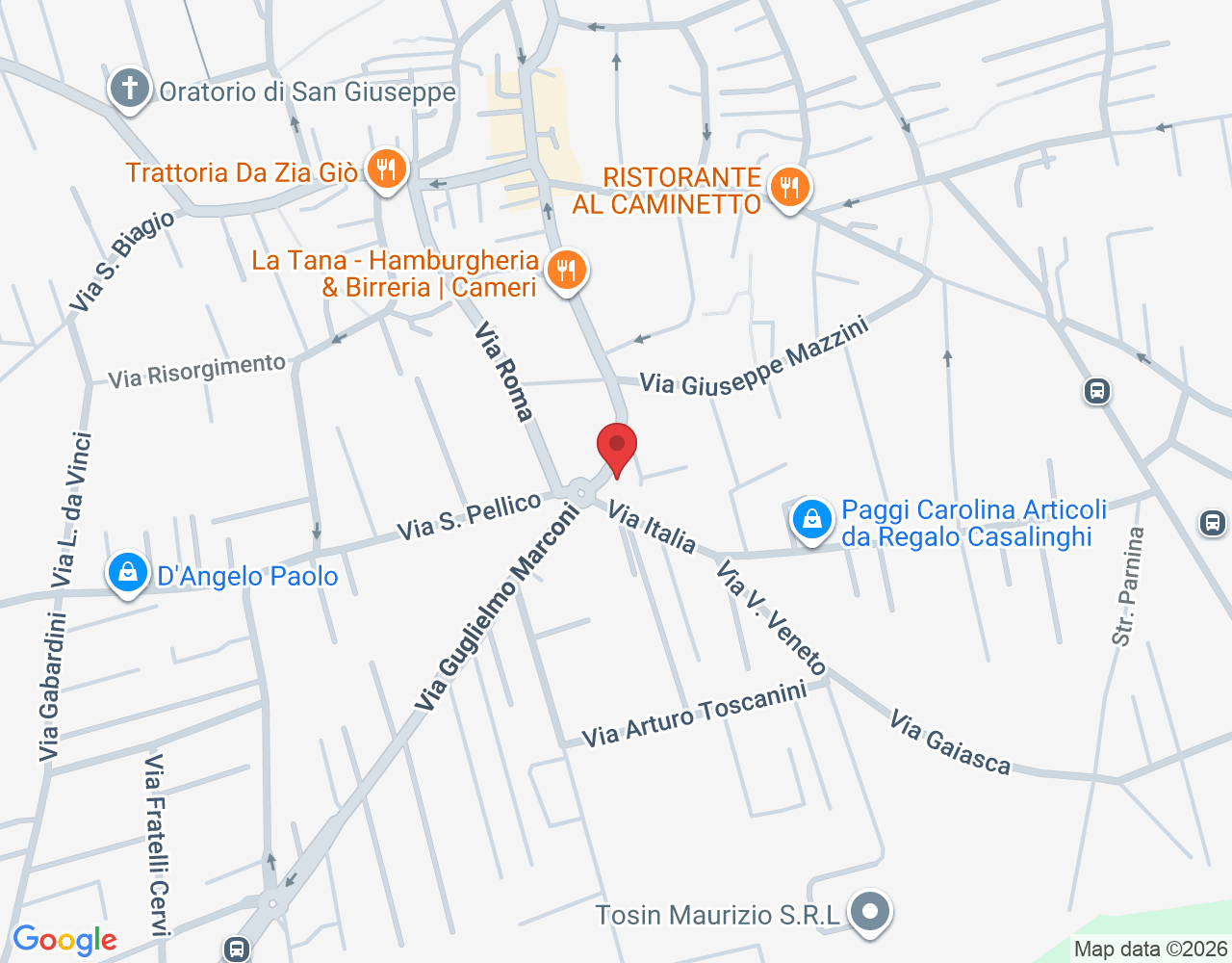 Via Novara, 45, 28062 Cameri NO, Italia