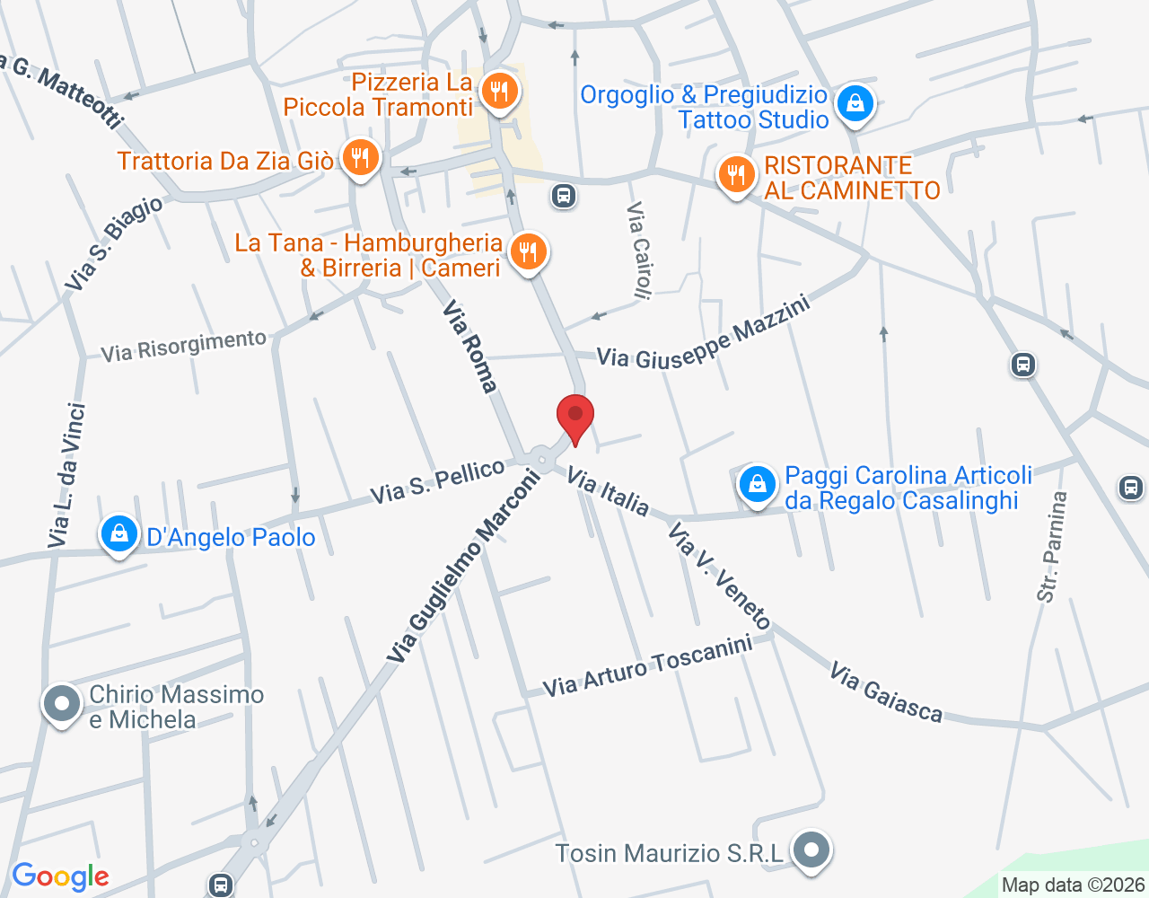 Via Novara, 45, 28062 Cameri NO, Italia