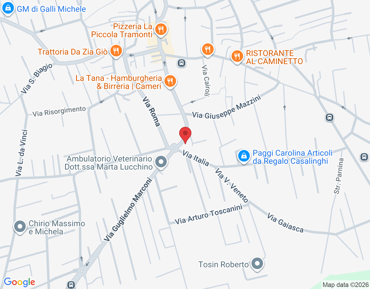 Via Novara, 45, 28062 Cameri NO, Italia
