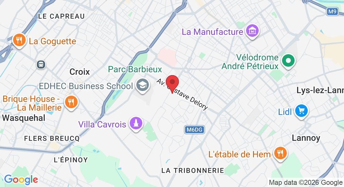 135 Rue Edouard Vaillant, 59100 Roubaix, France