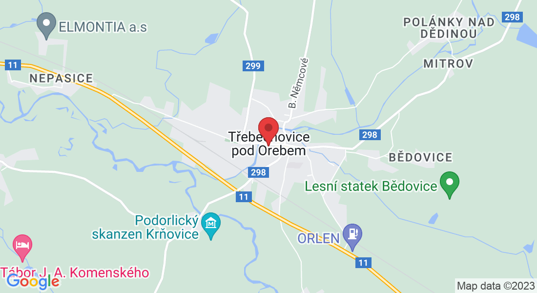 Masarykovo nám. 4, 503 46 Třebechovice pod Orebem, Česko