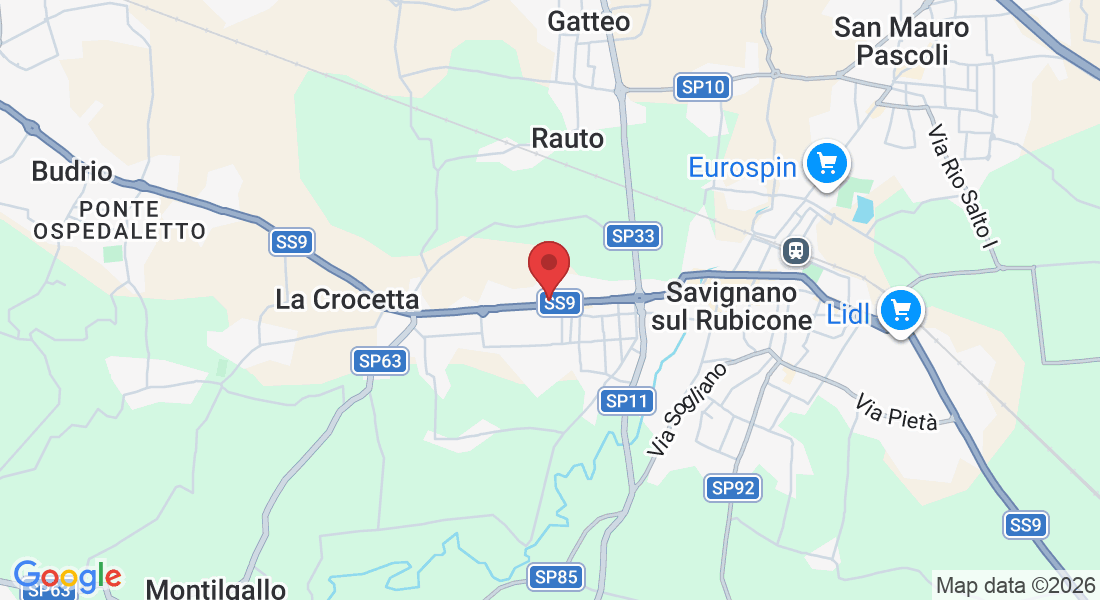 Via Emilia Ovest, 86, 47039 Savignano sul Rubicone FC, Italia