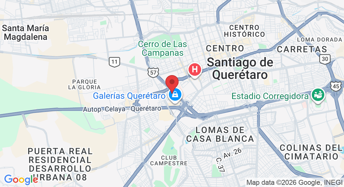 Av. 5 de Febrero 28, La Capilla, 76170 Santiago de Querétaro, Qro., México