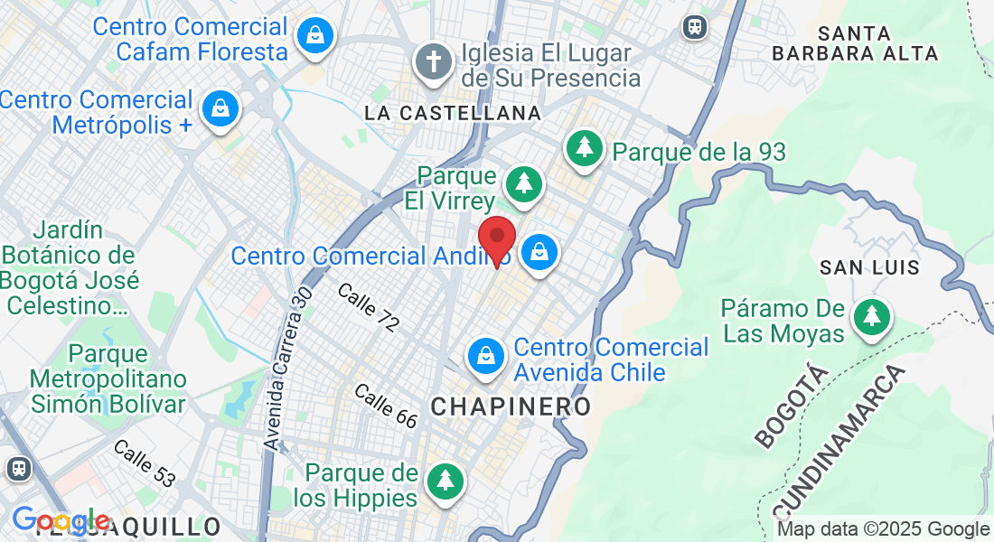 Cra. 15 #82-19, Chapinero, Bogotá, Colombia